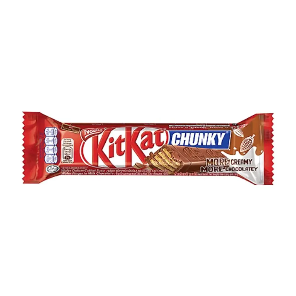 Bánh Xốp Phủ Socola, Chunky, Wafer Finger in Milk Chocolate (38g) - KITKAT