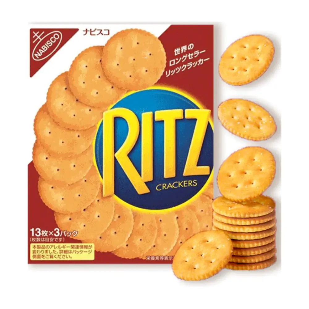 Bánh Quy Giòn, Ritz Crackers, 3 Gói, 39 Cái (128g) - NABISCO