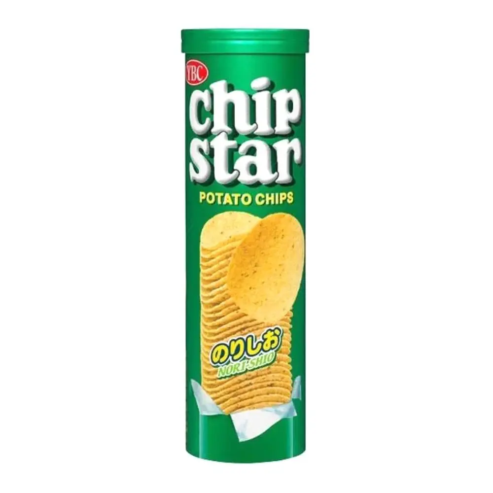 Khoai Tây Chiên Vị Rong Biển, Chip Star, Nori-Shio Potato Chips (115g) - YBC