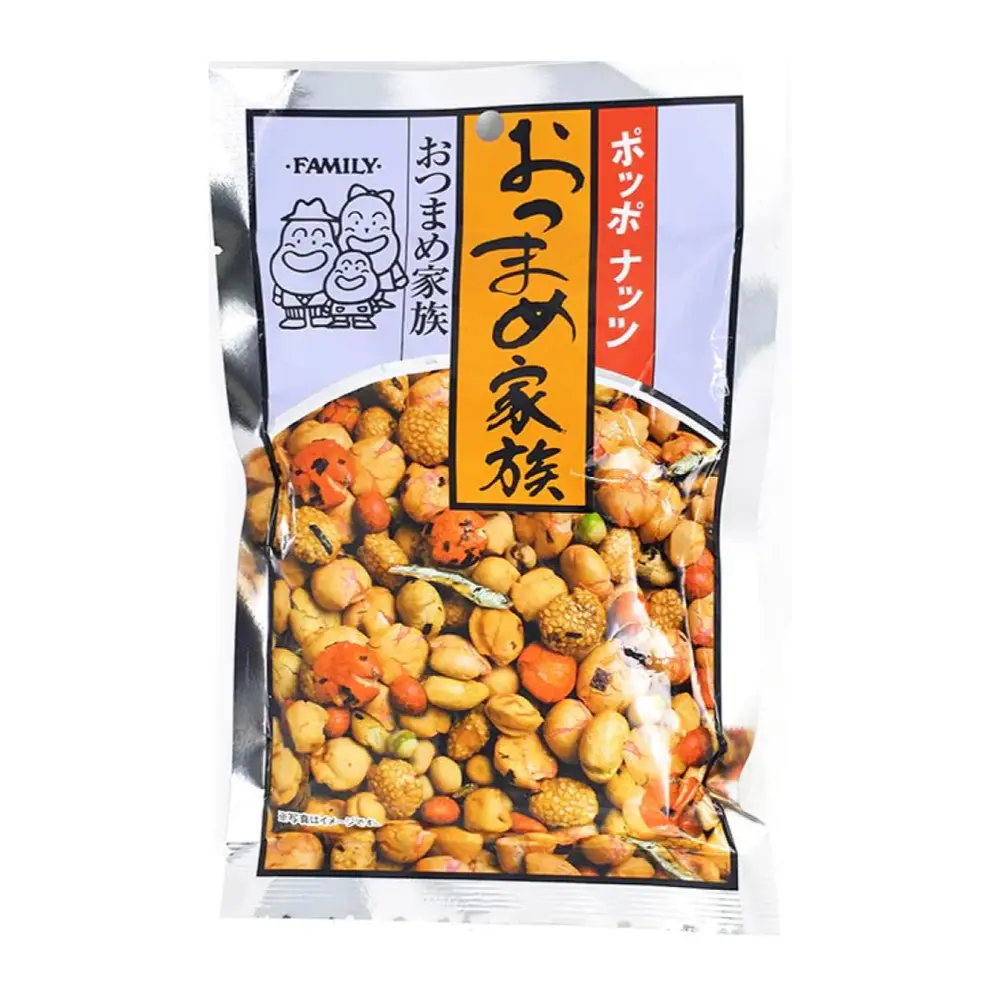 Bim Bim Nhiều Loại Hạt, Mixed Nuts, Otsumame Kazoku (80g) - POPPO NUTS