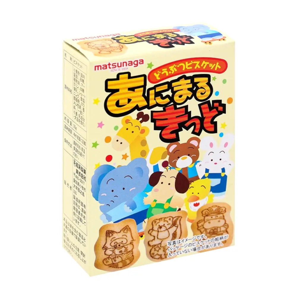 Bánh Quy Hình Động Vật, Animal Biscuits (25g) - MATSUNAGA