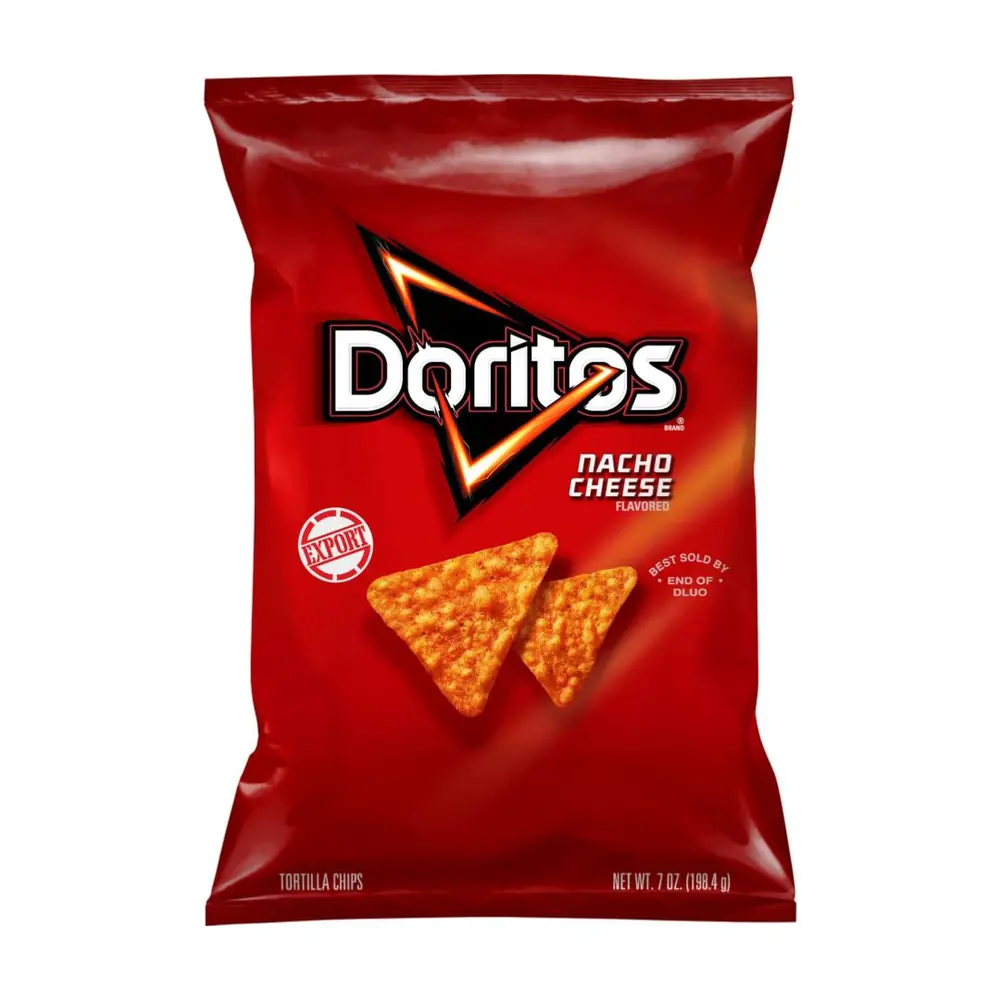 Bánh Ngô Giòn Vị Phô Mai, Tortilla Chips, Nacho Cheese, 7 oz (198.4g) - DORITOS