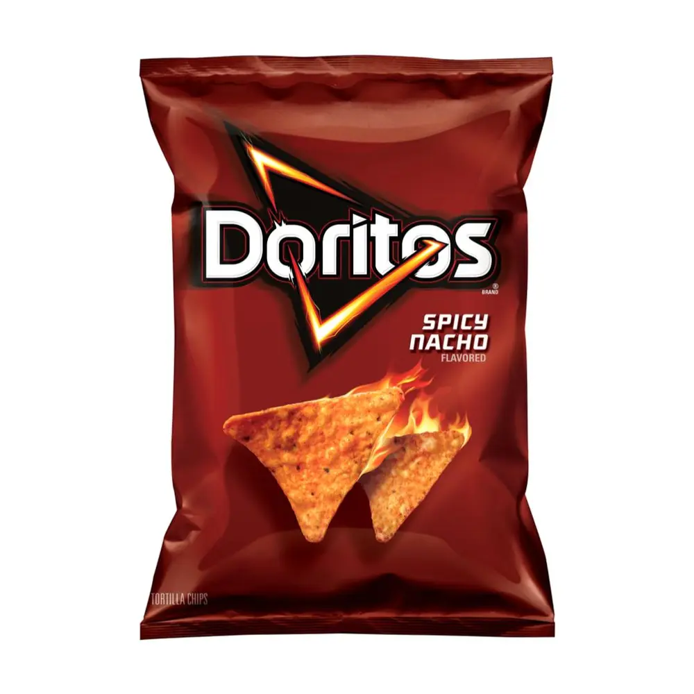 Bánh Ngô Giòn Vị Cay, Tortilla Chips, Spicy Nacho, 7 oz (198.4g) - DORITOS