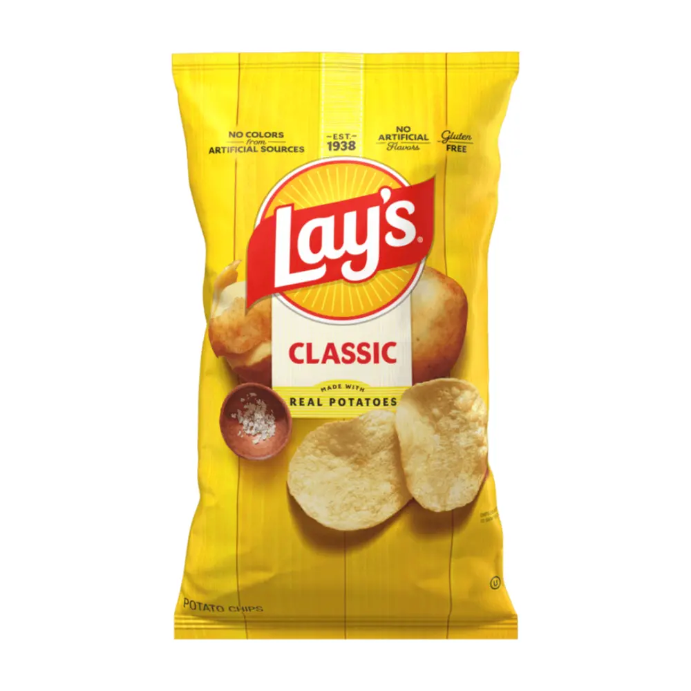 Khoai Tây Chiên Vị Nguyên Bản, Potato Chips, Classic, 6.5 oz (184.2g) - LAY'S