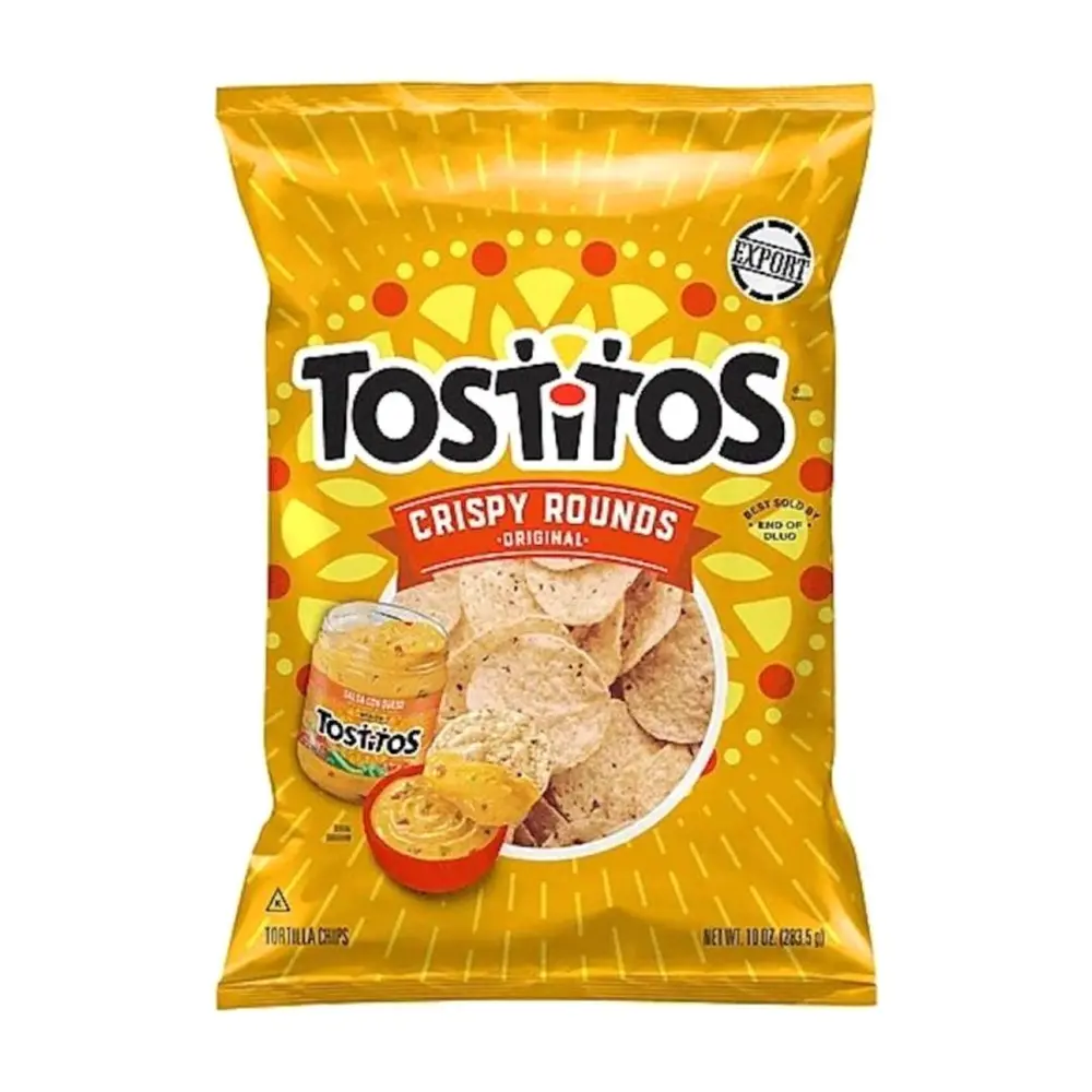 Bánh Ngô Giòn Hình Tròn, Tortilla Chips, Crispy Round Original, 10 oz (283.5g) - TOSTITOS