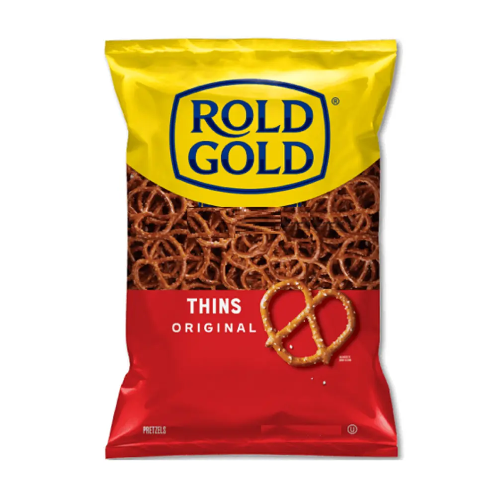 Bánh Xoắn Vị Mặn, Pretzel, Thins Original, 10 oz (283.5g) - ROLD GOLD