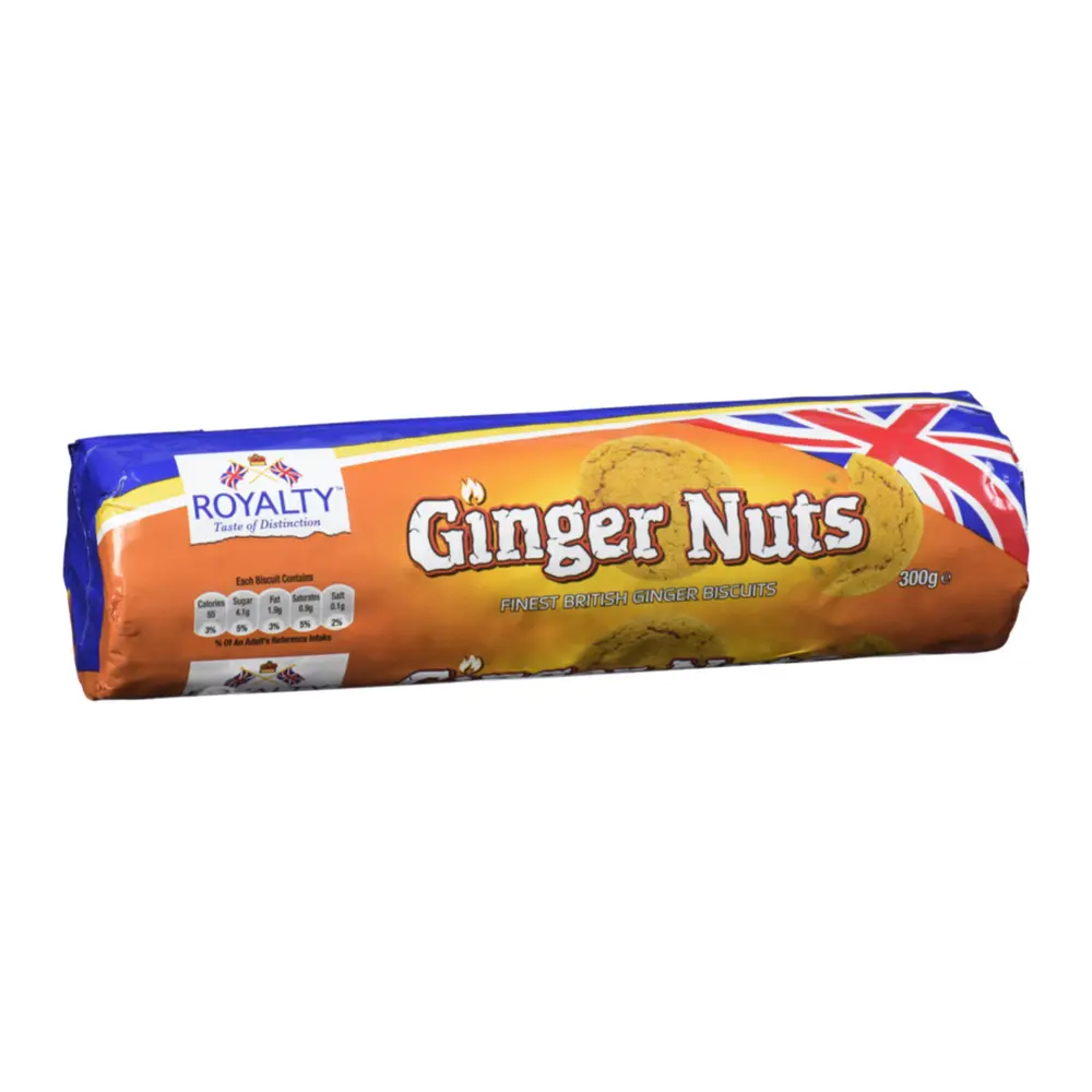 Bánh Quy Gừng, Ginger Nuts, British Ginger Biscuits (300g) - ROYALTY