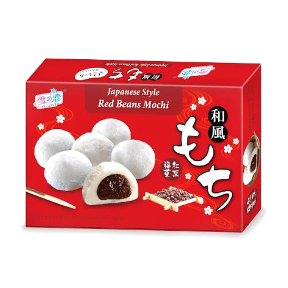 Bánh Mochi Nhân Đậu Đỏ, Japanes Style Red Bean Mochi (210g) - YUKI & LOVE