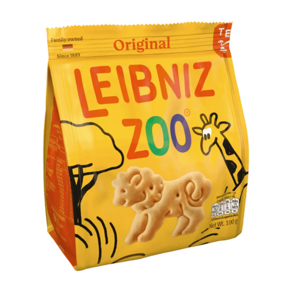 Bánh Quy Bơ Hình Thú, Leibniz, Zoo, Original Butter Biscuits (100g) - BAHLSEN