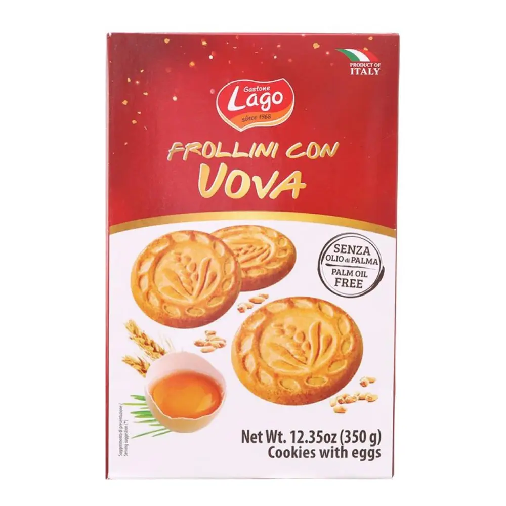 Bánh Quy Trứng, Frollini con Vova, Cookies with Eggs, 12.35 oz (350g) - LAGO