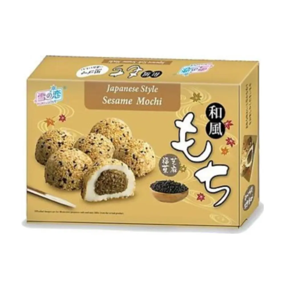 Bánh Bao Chỉ Nhật Bản Nhân Mè, Japanese Style Sesame Mochi (210g) - YUKI & LOVE