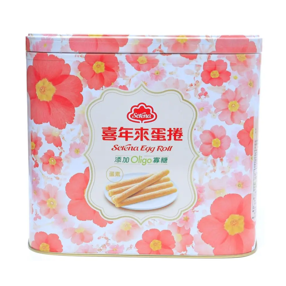 Bánh Cuộn Trứng Hộp Hoa Anh Đào, Oligo Egg Rolls (512g) - SERENA