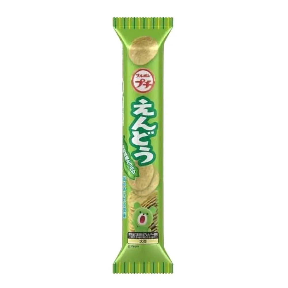 Snack Khoai Tây Vị Đậu Hà Lan, Petit Green Pea Potato Chips (45g) - BOURBON