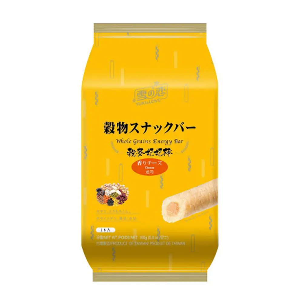 Bánh Cuộn Ngũ Cốc Nhân Phô Mai, Whole Grains Energy Bar, Cheese, 16 Cái (160g) - YUKI & LOVE