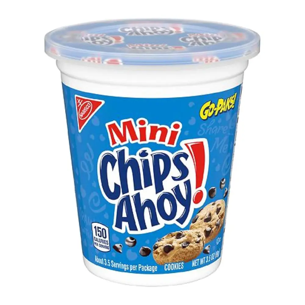 Bánh Quy Mini Socola Chip, Go Paks, Mini Chip Ahoy, Chocolate Cookies, 3.5 oz (99g) - NABISCO