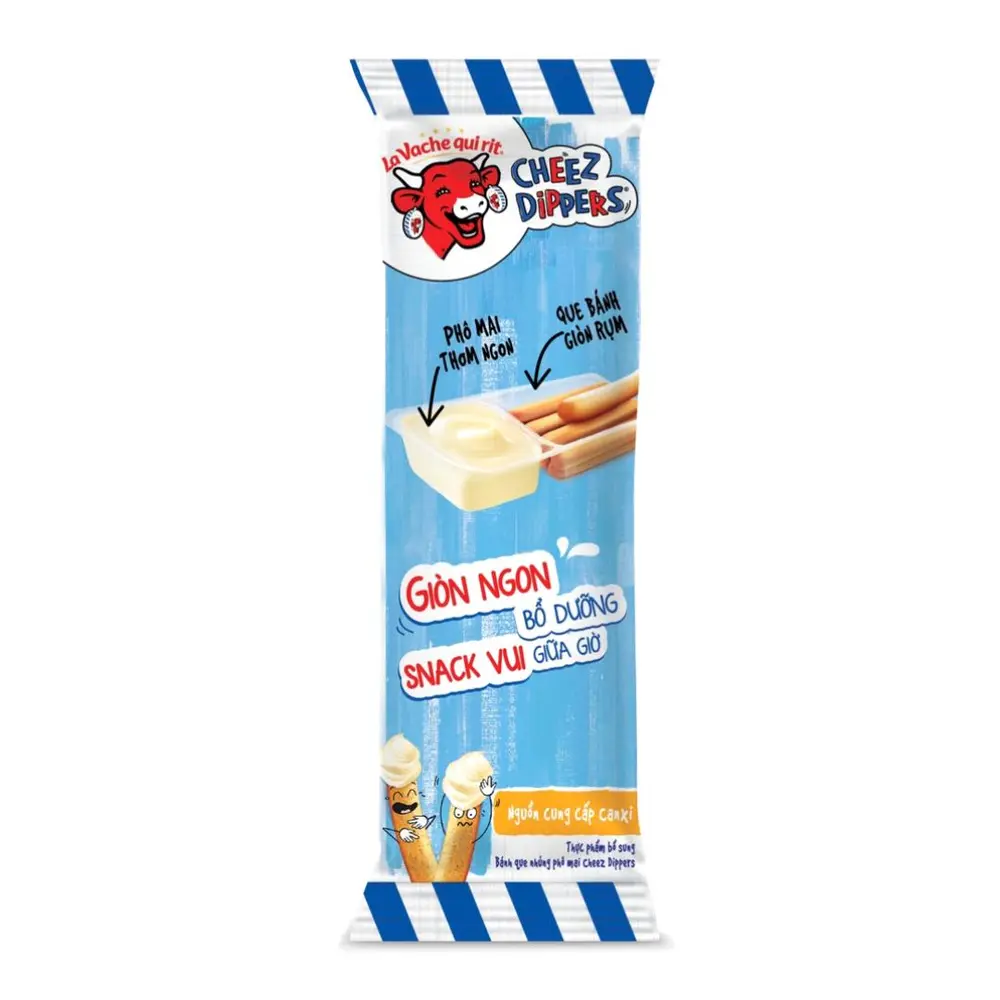 Bánh Quy Chấm Phô Mai Con Bò Cười, Original Laughing Cow Cheez Dippers (30g) - LA VACHE QUI RIT