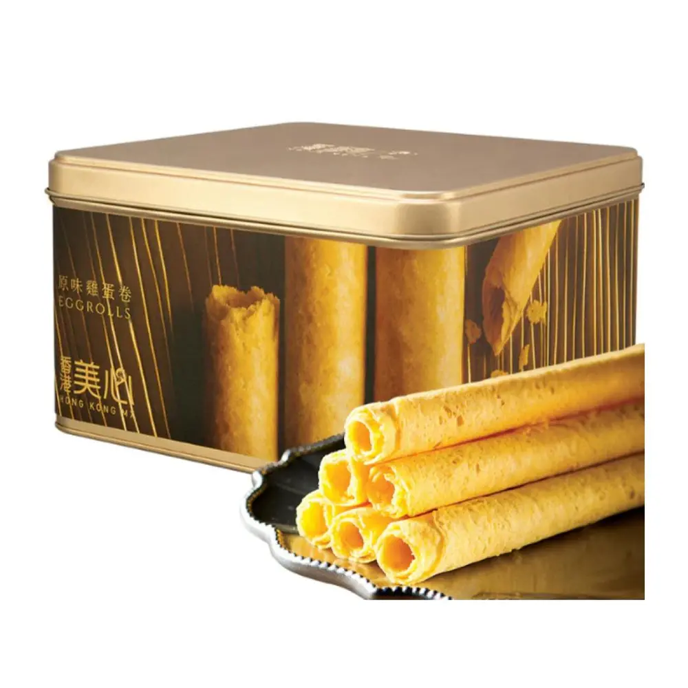Bánh Quy Cuộn Trứng, Original Eggrolls (448g) - HONG KONG MX MOONCAKES