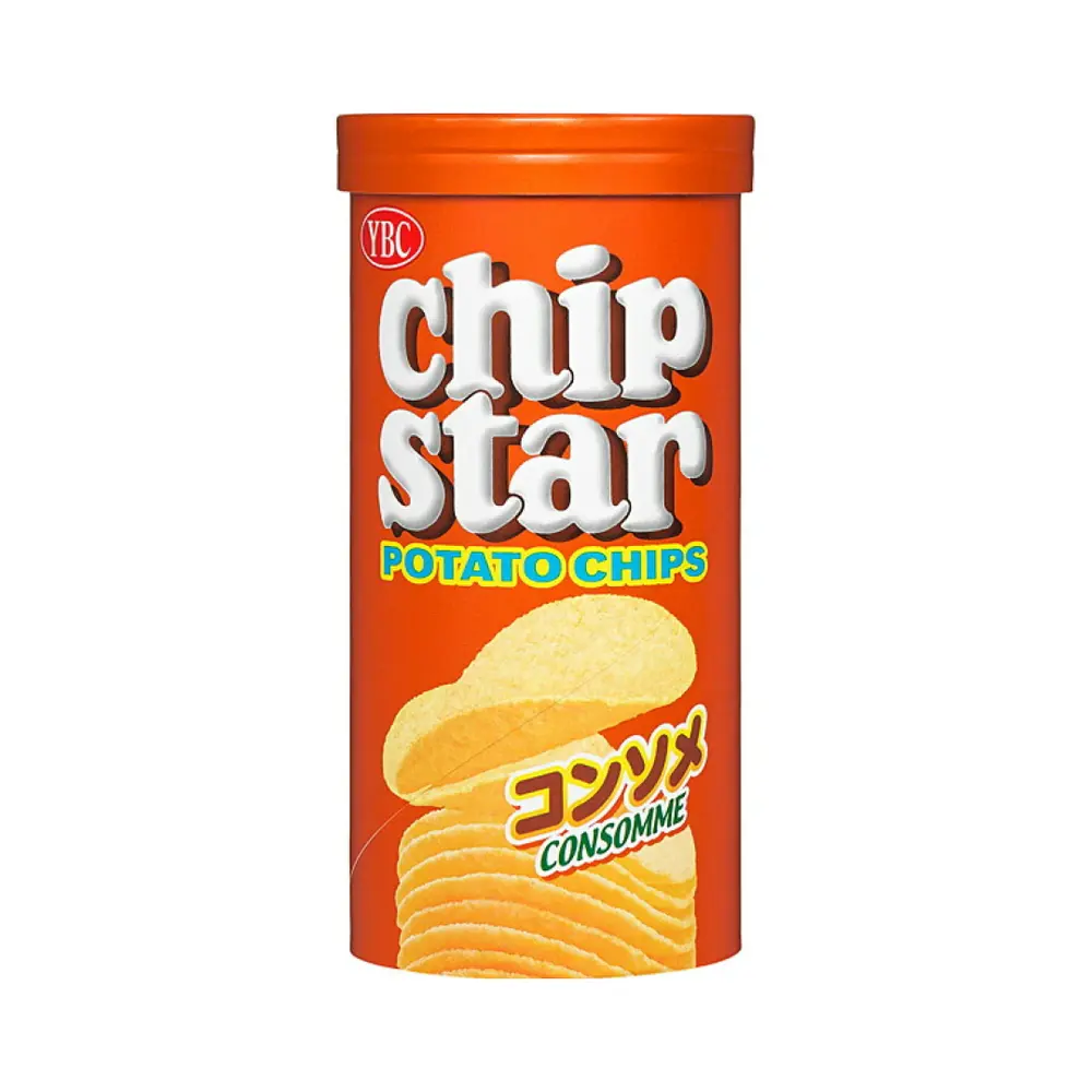 Khoai Tây Chiên Vị Súp, Chip Star, Consomme Potato Chips (50g) - YBC