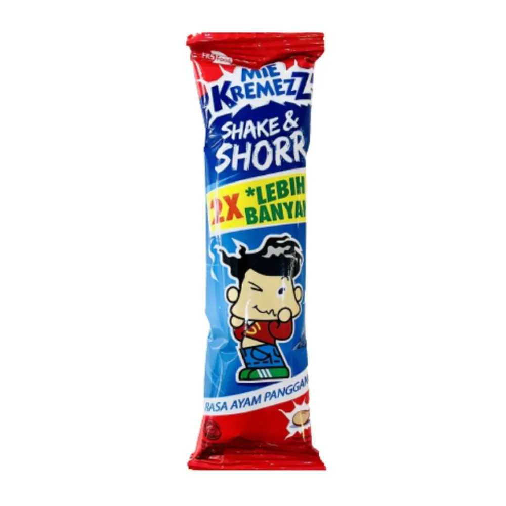 Snack Mì Gói Vị Gà Nướng, Shake & Shorr, Chicken Flavor (16g) - MIE KREMEZZ