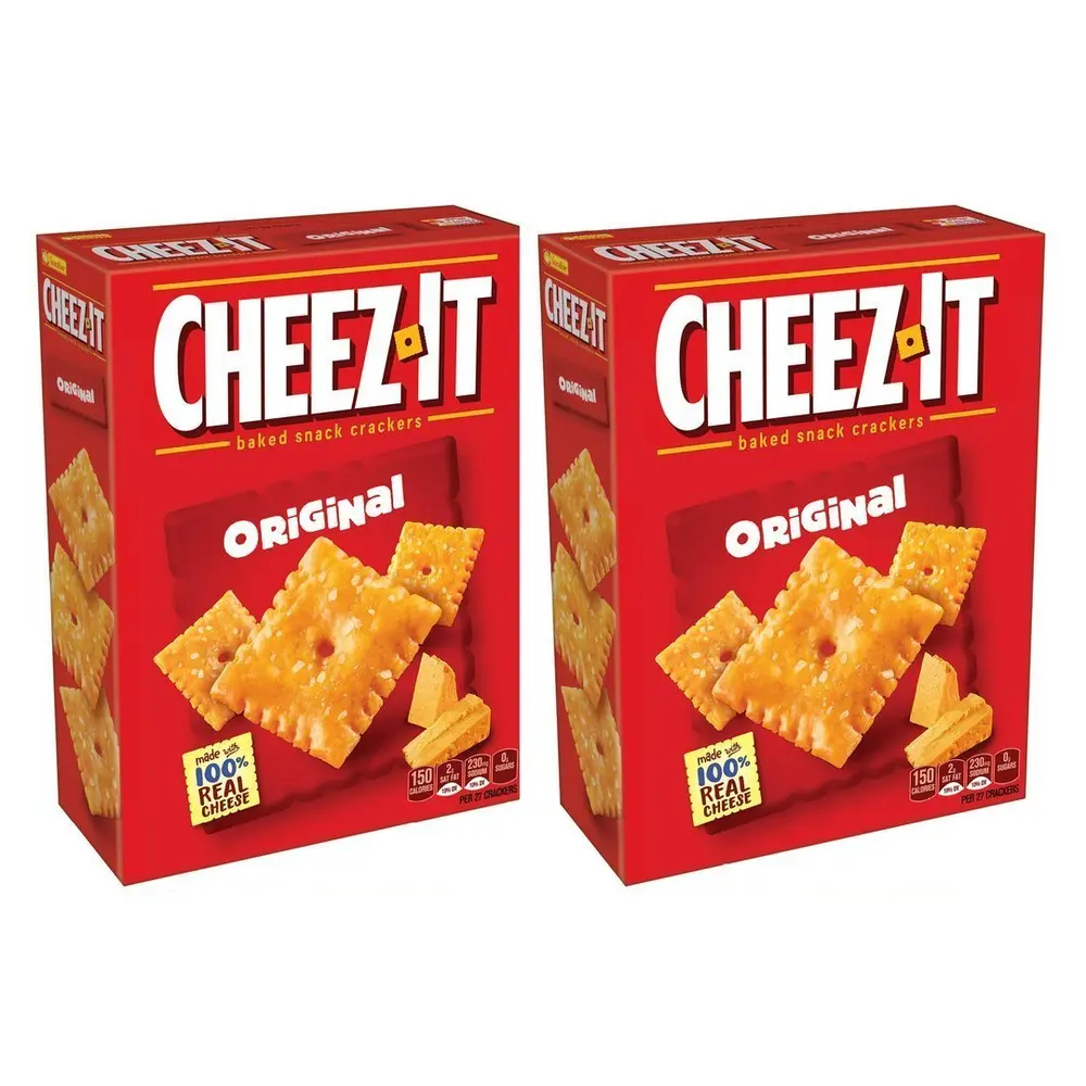 Bánh Quy Phô Mai Giòn, Cheez-It, Baked Snack Crackers, Original, 7 oz (198g) - KELLOGG'S