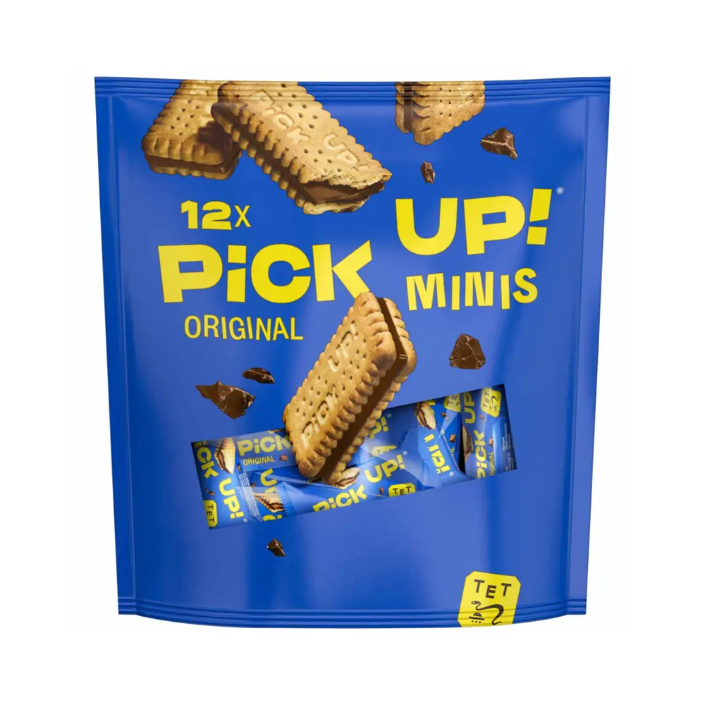 Bánh Quy Kẹp Socola, Pick Up! Minis, Original, 12 Cái (127g) - BAHLSEN