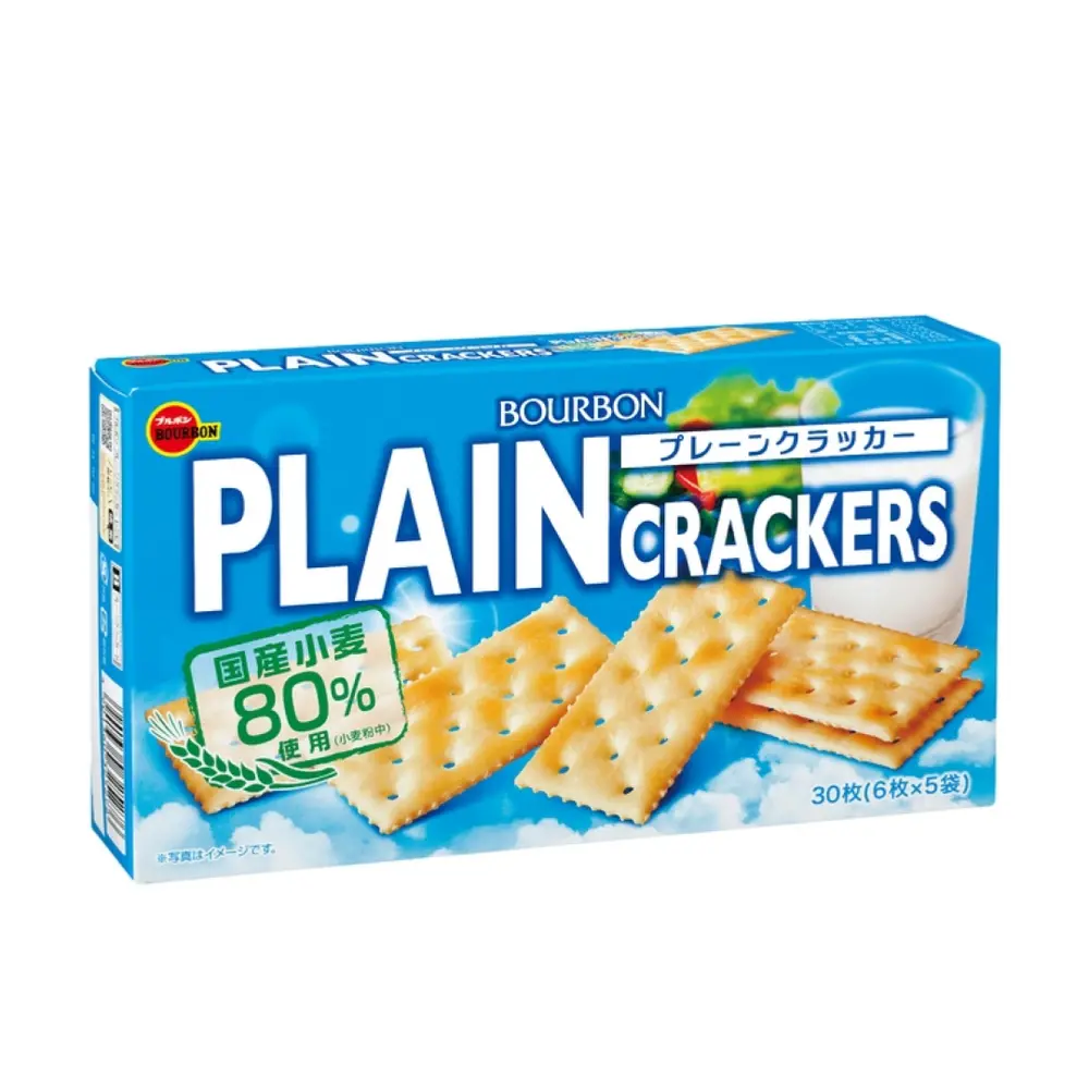Bánh Quy Giòn, Plain Crackers, 30 Cái (92g) - BOURBON