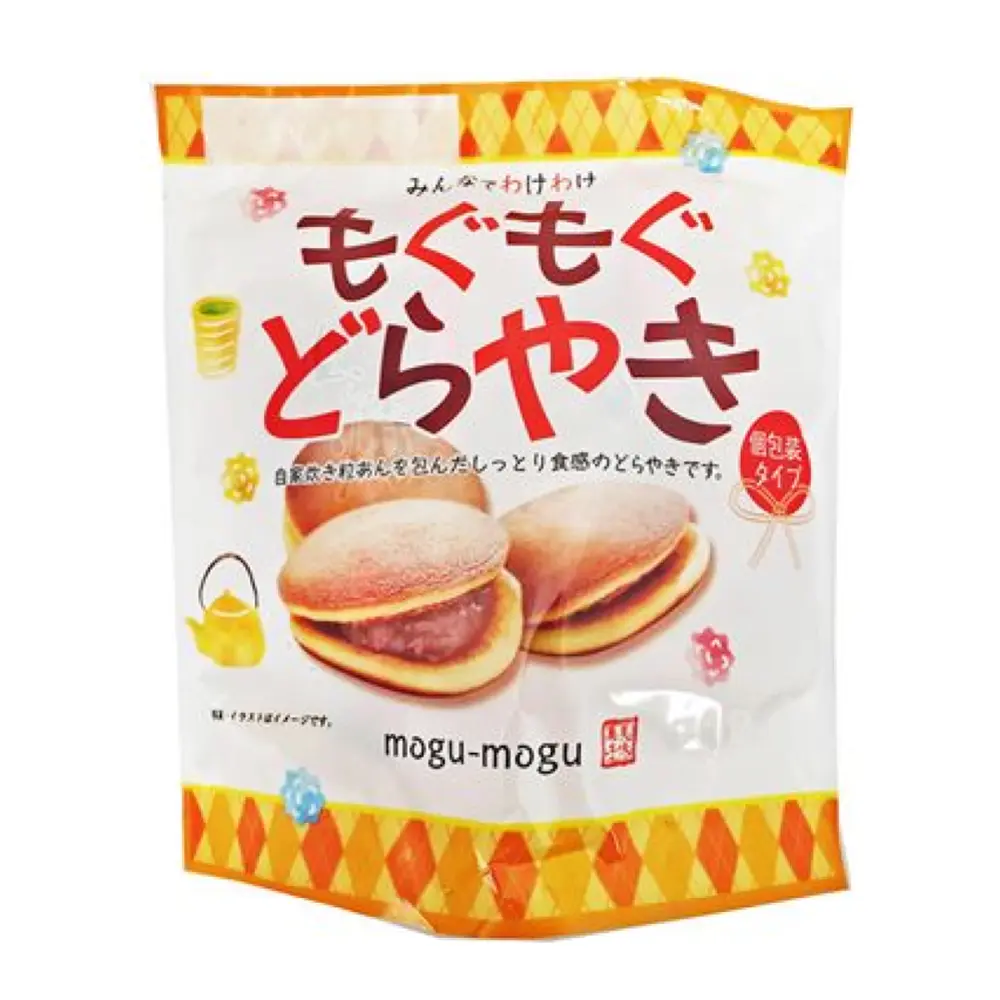 Bánh Rán Nhân Đậu Đỏ, Red Bean Dorayaki, 7 Cái (161g) - MOGU MOGU