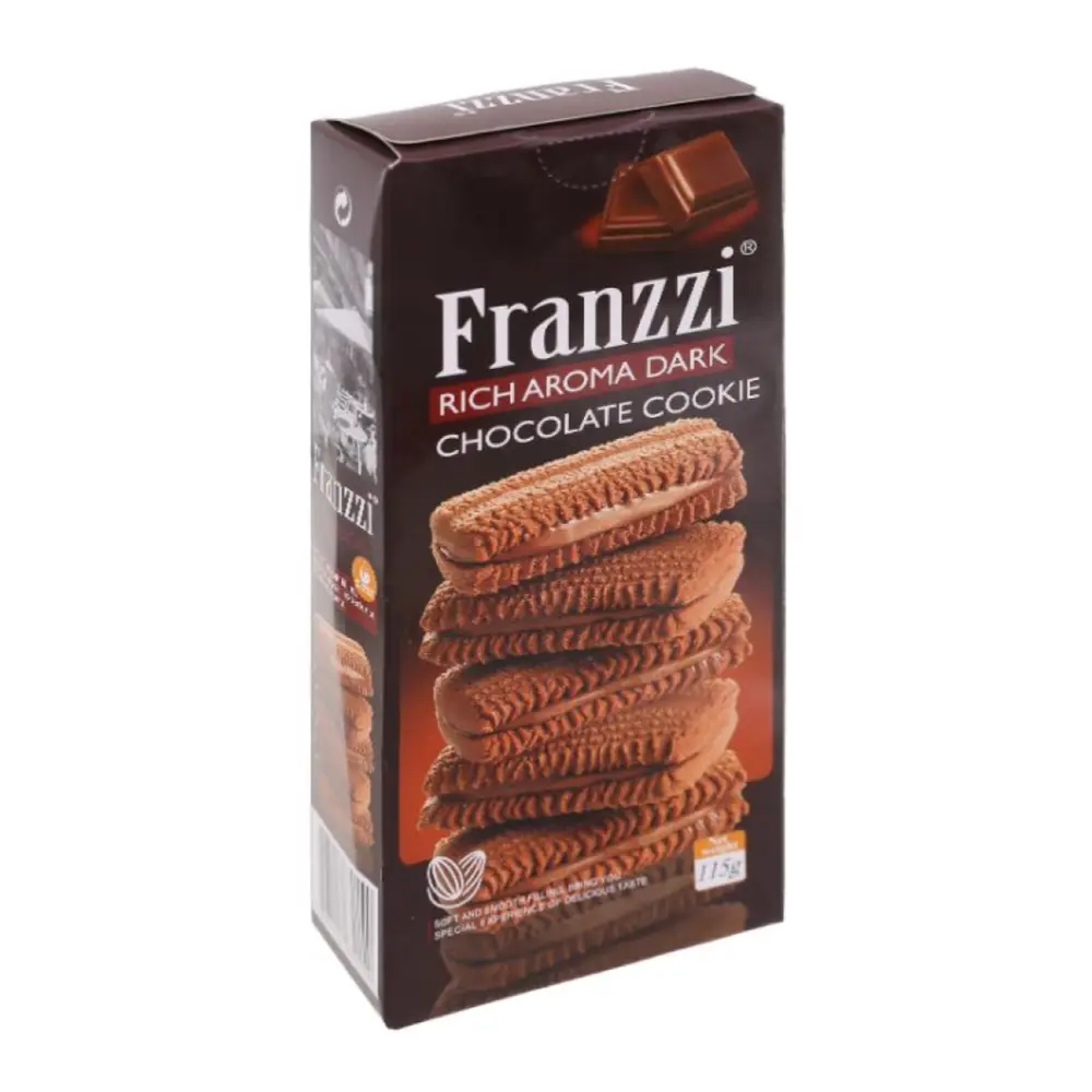 Bánh Quy Socola Đen Đậm Đà, Rich Aroma Dark Chocolate Cookie (115g) - FRANZZI