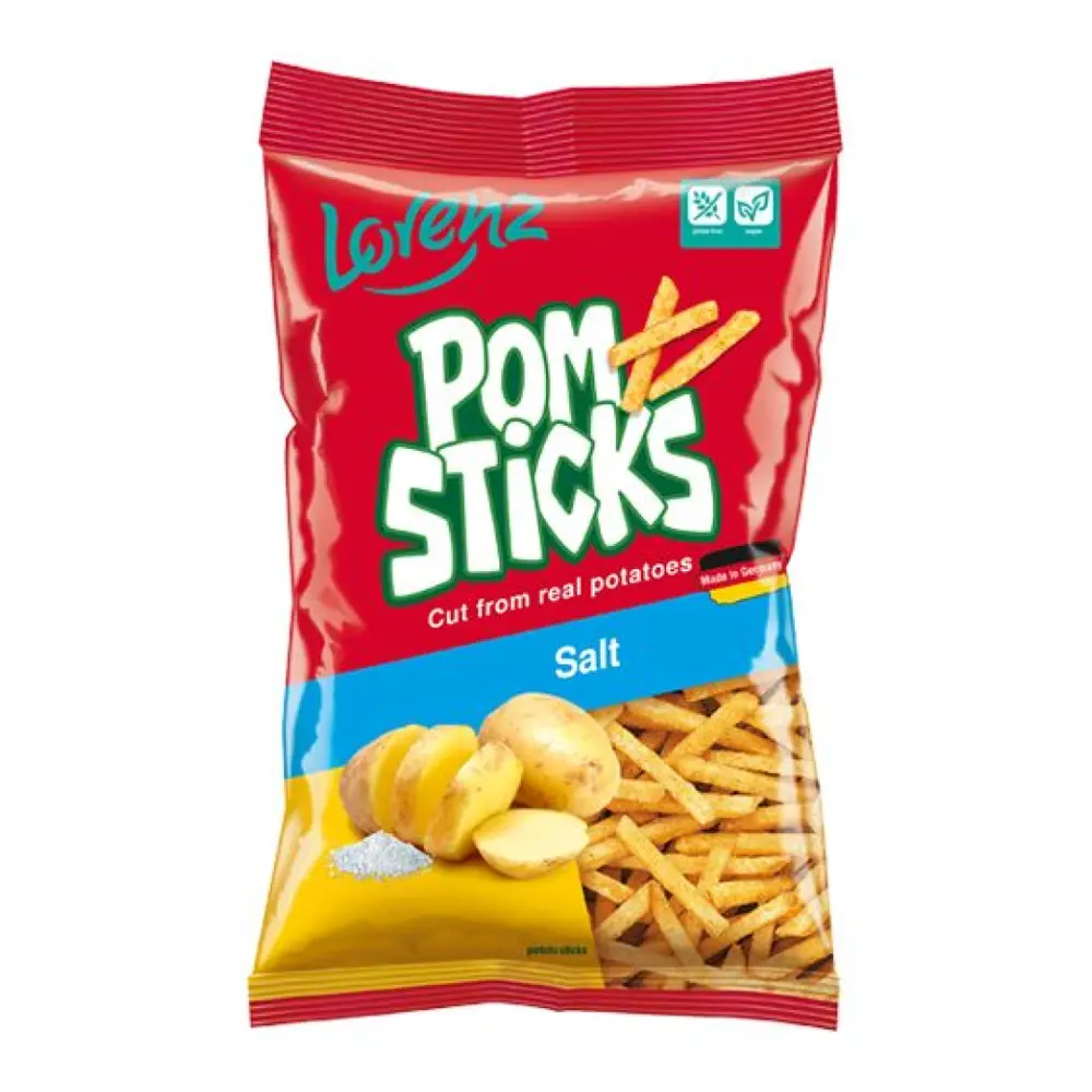 Khoai Tây Chiên Vị Muối, Pomsticks, Salt (70g) - LORENZ