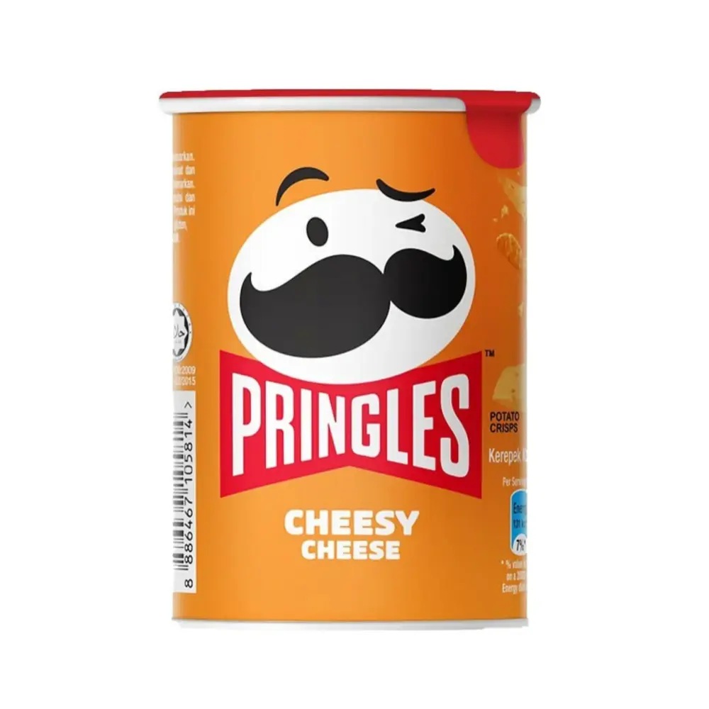 Khoai Tây Chiên Vị Phô Mai, Potato Crisps, Cheesy Cheese (42g) - PRINGLES