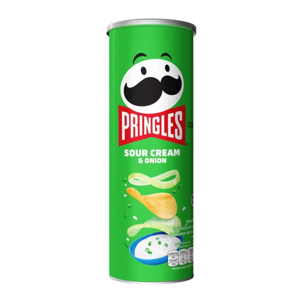Khoai Tây Chiên Vị Kem Chua & Hành, Potato Crisps, Sour Cream & Onion (102g) - PRINGLES
