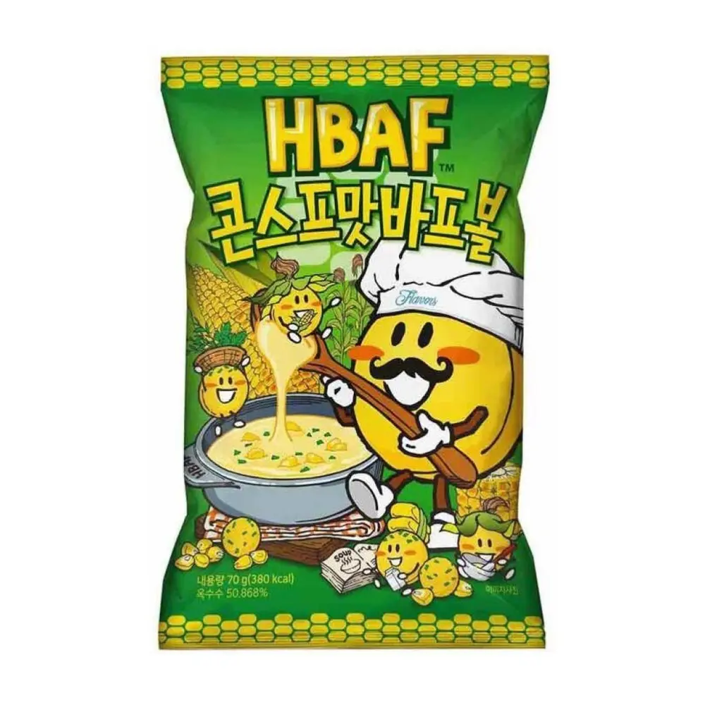 Snack Bắp Vị Súp Bắp, Flavored Snack Balls, Corn Soup (70g) - HBAF