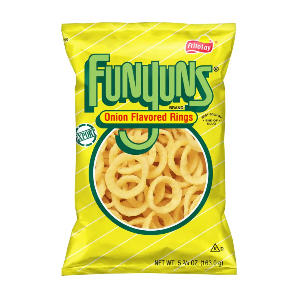 Snack Vòng Vị Hành, Funyuns, Onion Flavored Rings, 5.75 oz (163g) - FRITO-LAY