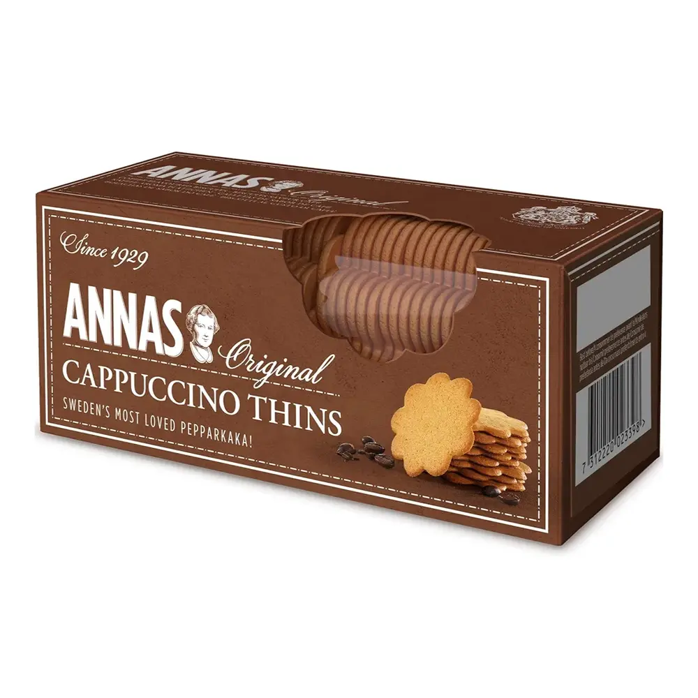 Bánh Quy Mỏng Vị Cà Phê, Original Pepparkaka, Cappuccino Thins (150g) - ANNAS