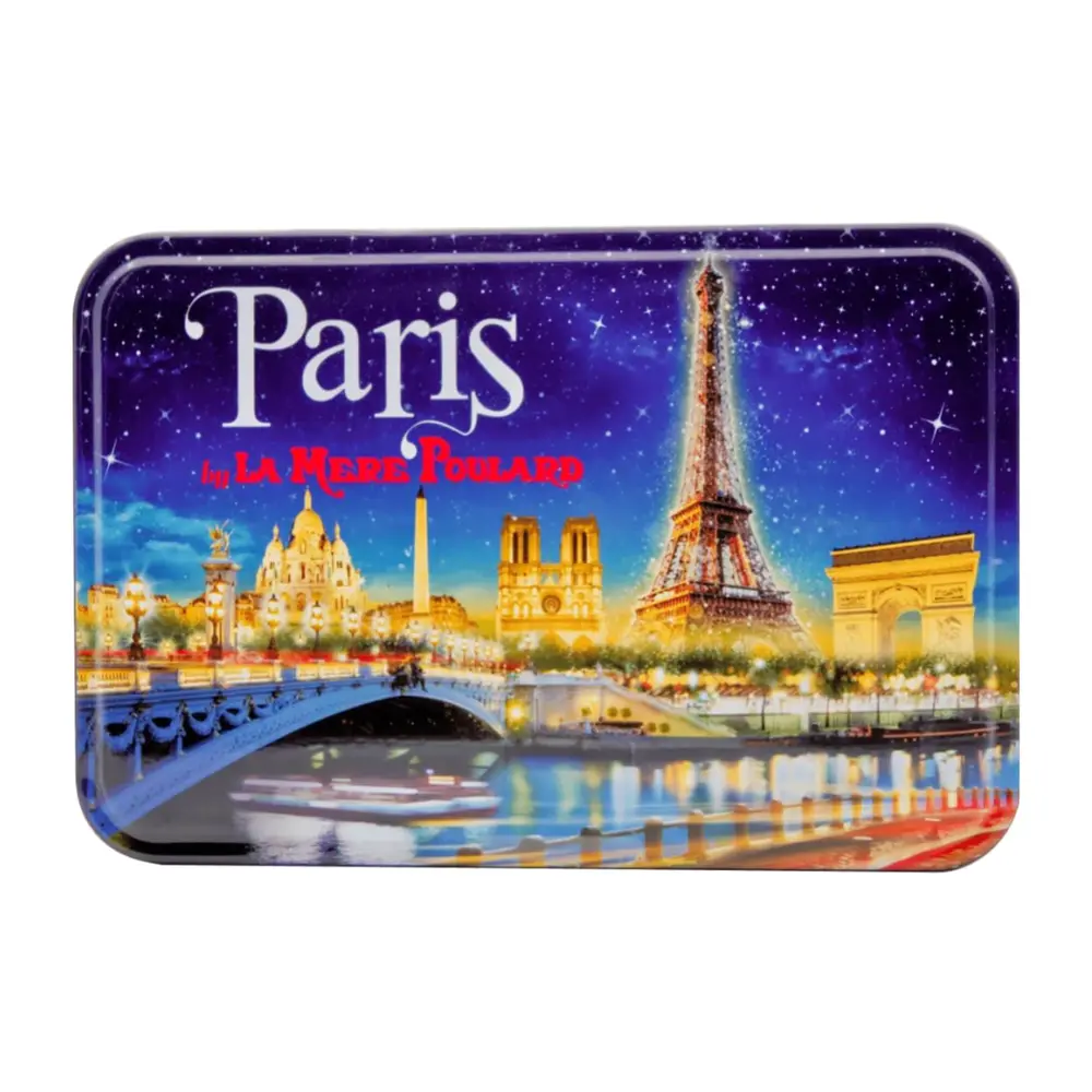 Bánh Quy Bơ Hộp Thiếc, Paris, French Sablés, 10.58 oz (300g) - LA MÈRE POULARD