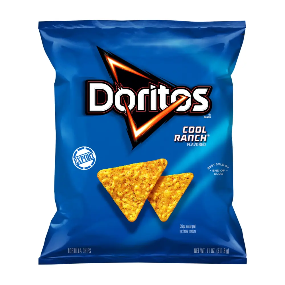 Bánh Ngô Giòn Vị Kem Chua, Tortilla Chips, Cool Ranch, 11 oz (311.8g) - DORITOS