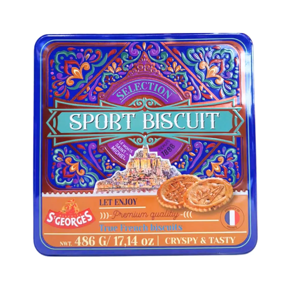 Bánh Quy Bơ Pháp, Sport Biscuit Selection, True French Biscuits, 17.14 oz (486g) - ST GEORGES