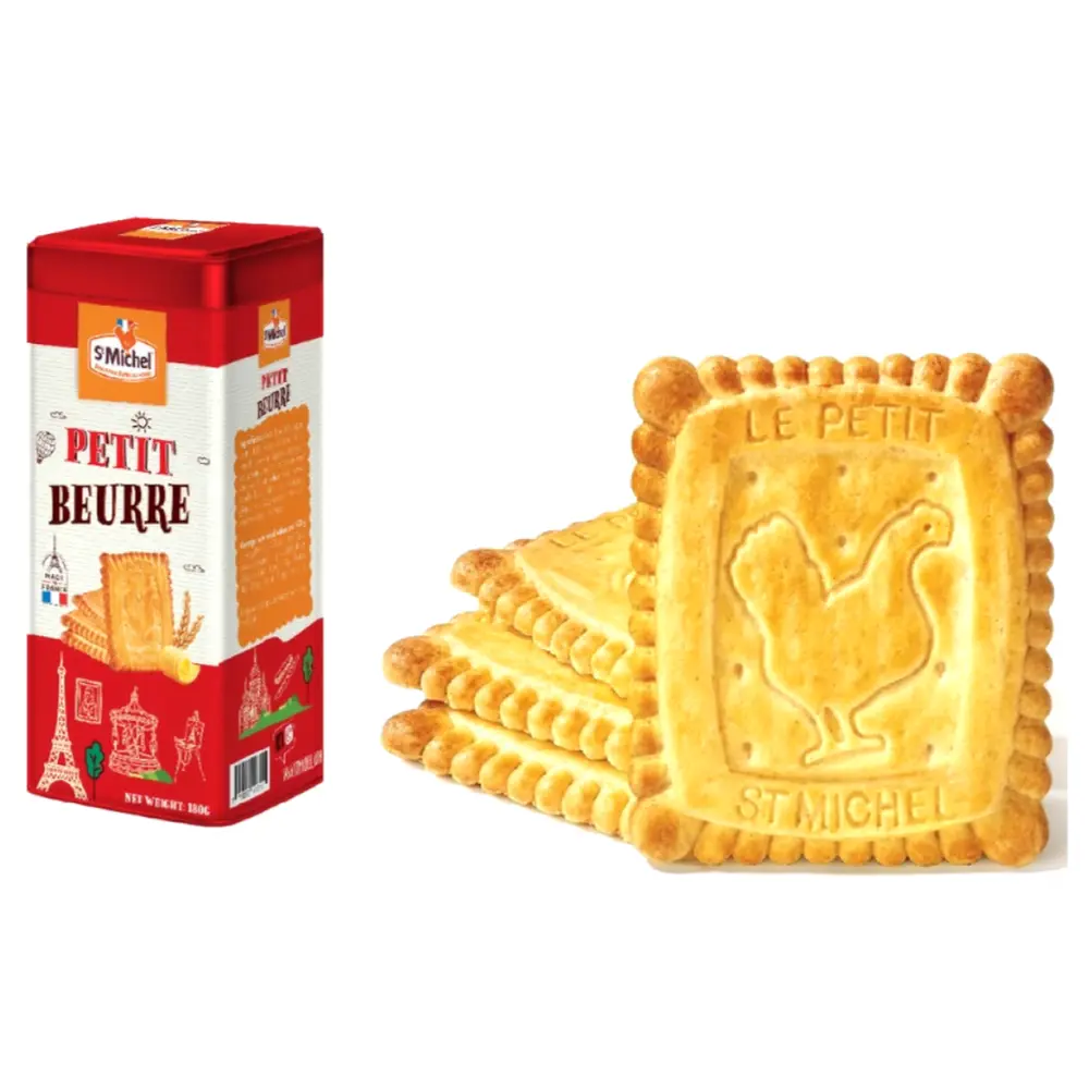 Bánh Quy Bơ, Petit Beurre, Butter Biscuits (180g) - ST MICHEL