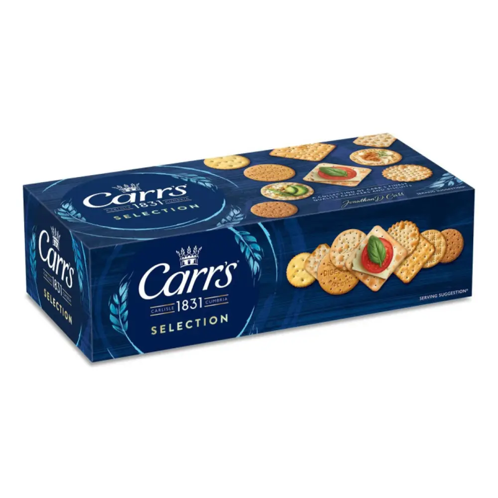 Bánh Quy Giòn Hỗn Hợp Nhiều Loại, Selection, Crackers & Biscuits (200g) - CARR'S