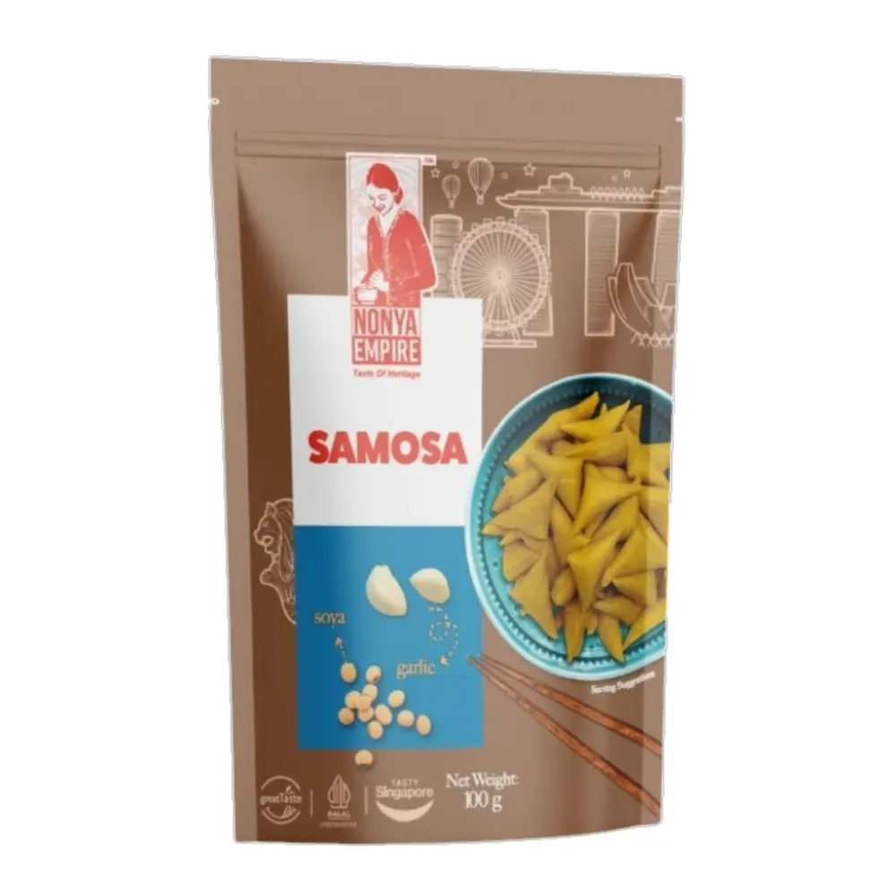 Chả Giò Tam Giác Ăn Liền, Soya Garlic Samosa (100g) - NONYA EMPIRE