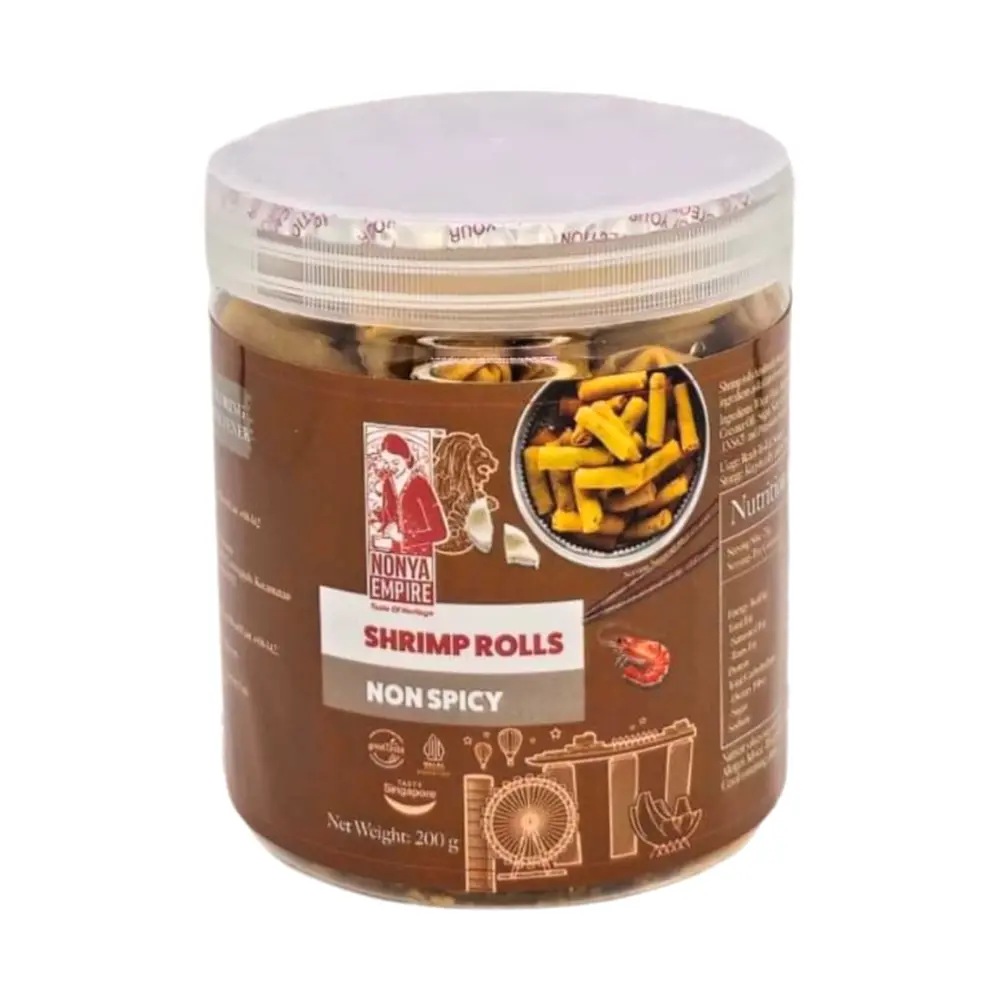 Chả Giò Tôm Không Cay, Shrimp Rolls, Non Spicy (200g) - NONYA EMPIRE