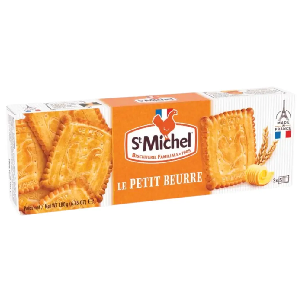 Bánh Quy Bơ, Le Petit Beurre, 15 Cái, 6.35 oz (180g) - ST MICHEL
