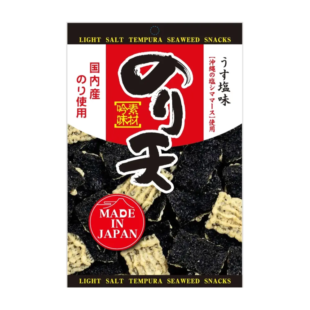 Snack Rong Biển Chiên Vị Muối, Light Salt Tempura Seaweed Snacks (40g) - DAIKO NORITEN