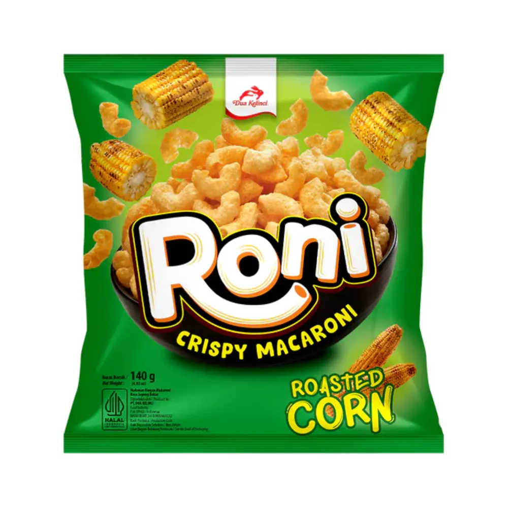 Bánh Macaroni Giòn Bắp Rang, Crispy Macaroni, Roasted Corn, 4.93 oz (140g) - RONI