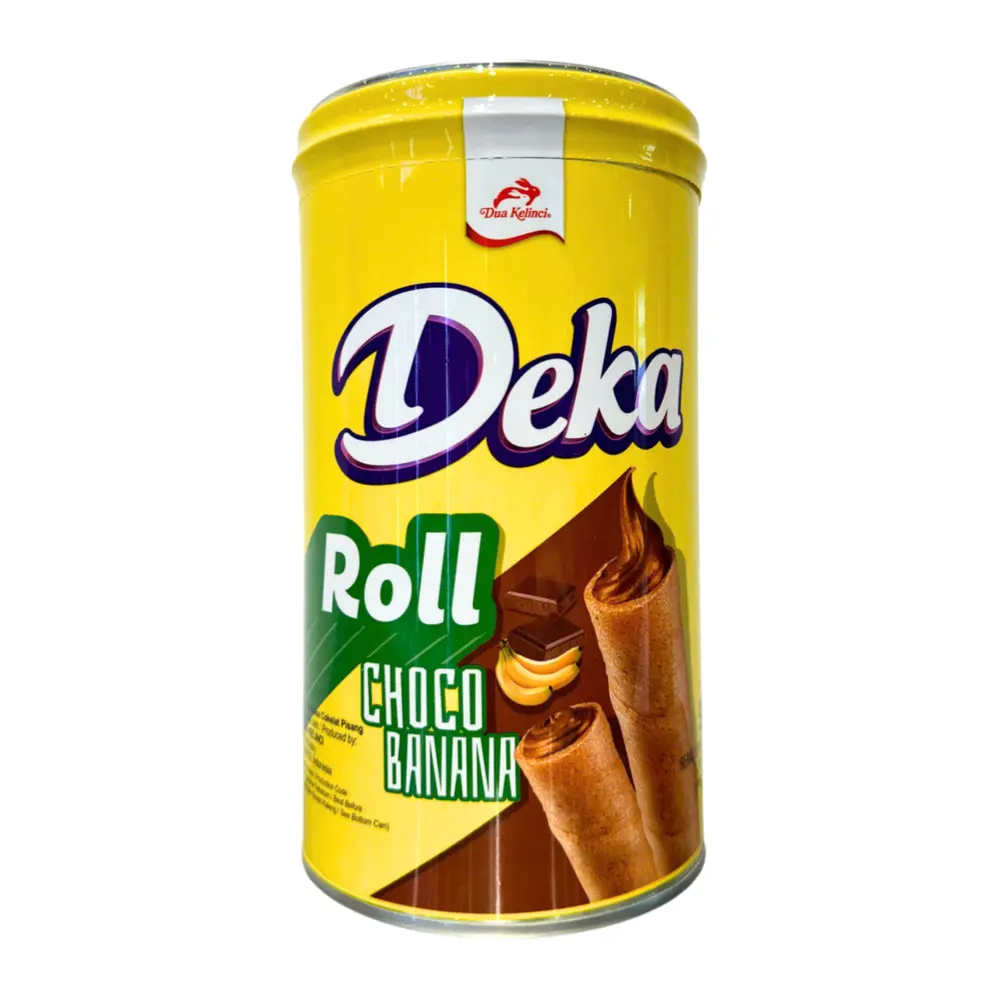 Bánh Ống Xốp Vị Socola & Chuối, Wafer Roll, Choco Banana, 10.58 oz (300g) - DEKA