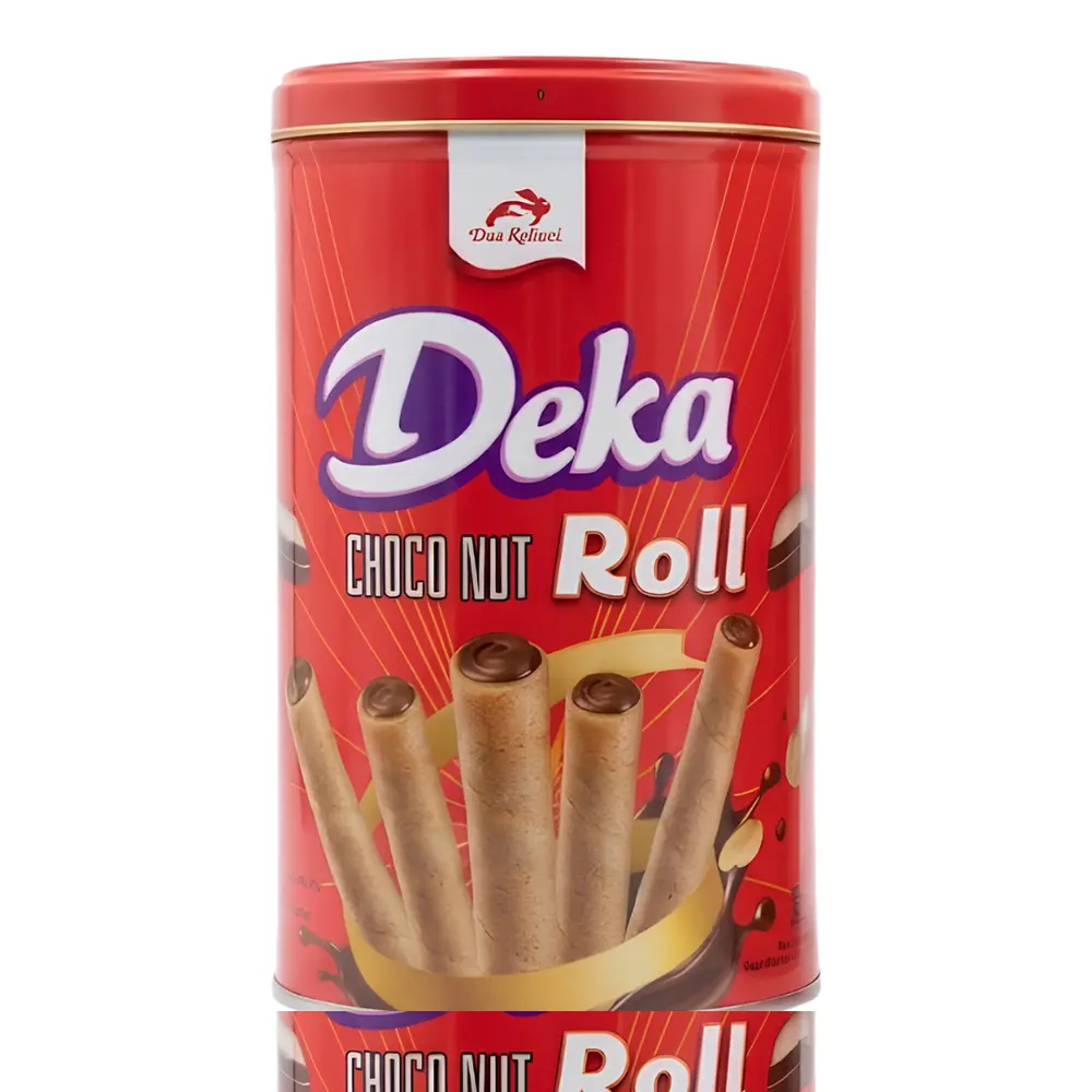 Bánh Ống Xốp Vị Socola Đậu Phộng, Wafer Roll, Choco Nut, 10.58 oz (300g) - DEKA
