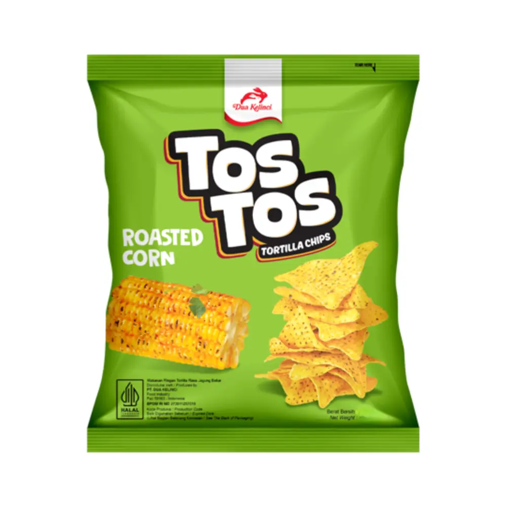 Bánh Ngô Giòn Vị Bắp Nướng, Tortilla Chips, Roasted Corn, 0.78 oz (22g) - TOSTOS