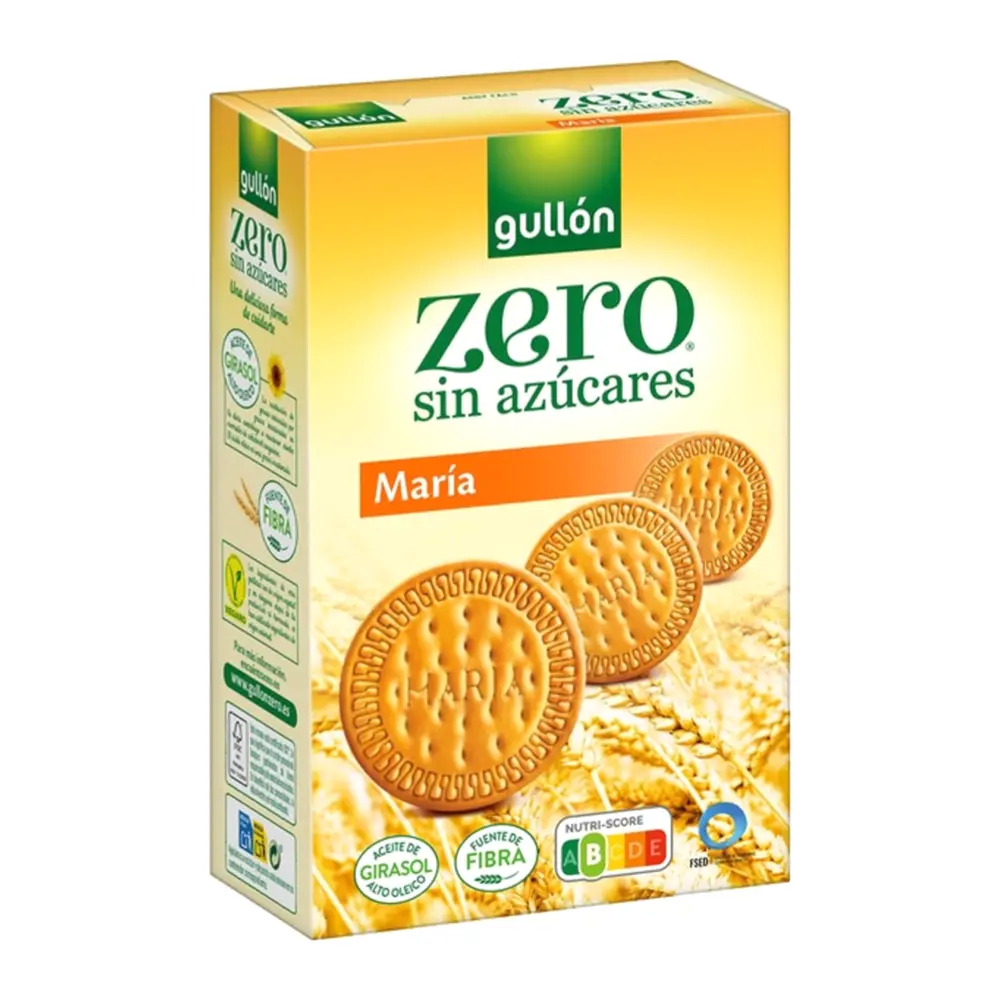 Bánh Quy Không Đường, Zero Sugar Free, Maria Biscuits, Vegan (400g) - GULLON