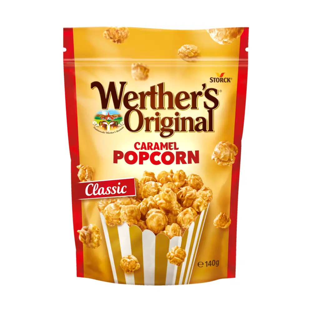 Bỏng Ngô Phủ Caramen, Werther`s Original, Caramel Popcorn, Classic (140g) - STORCK