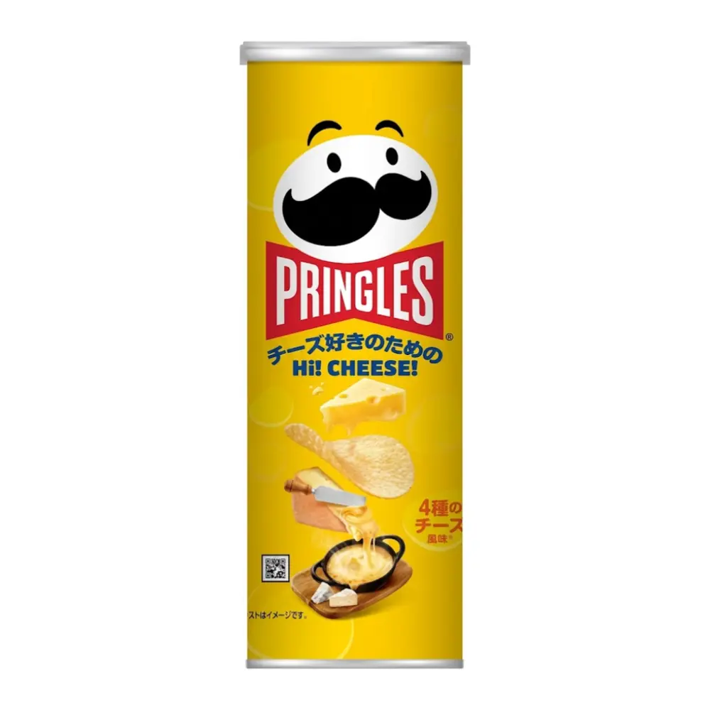 Khoai Tây Chiên Vị Phô Mai, Potato Crisps, Hi! Cheese! (95g) - PRINGLES